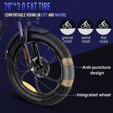 Електровелосипед Fafrees F20 250W 20