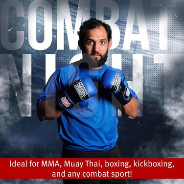 Боксерські рукавички Combat Sports Max Strike для MMA, муай-тай, кікбоксингу, чорного кольору. Рукавички з відкритою долонею, без пальців, для чоловіків та жінок.