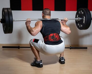 Пояс для важкої атлетики Raigeki Fitness з тренувальними планами, фітнес-пояс для бодібілдингу, силових тренувань, важкої атлетики та кросфіту для чоловіків і жінок
