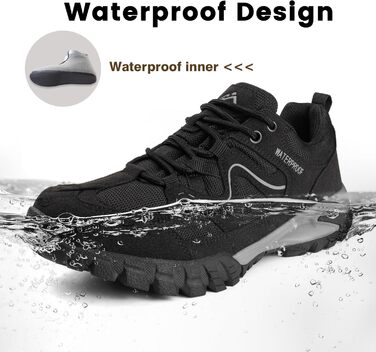 Водонепроникні трекінгові черевики CC-Los для жінок, розмір 36-42, чорні