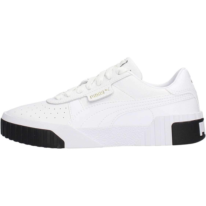 Жіночі кросівки Puma Cali Wn's білі з чорним логотипом, розмір 36 EU