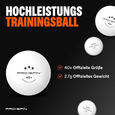 PRO-SPIN Набір для настільного тенісу – преміум ракетки, м'ячі 3 зірки, сумка для зберігання (на 2 гравці) | Різні кольори