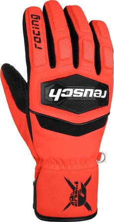 Чоловічі лижні рукавички Reusch Worldcup Warrior R-Tex XT, теплі, водонепроникні, мембрана, дихаючі, чорні/червоні, розмір 10.5