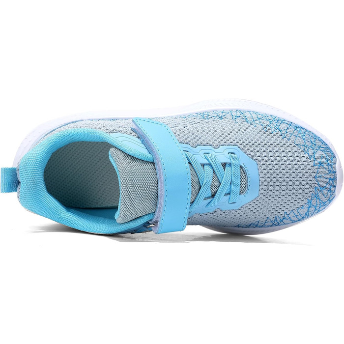 Дитячі кросівки для хлопчика: спортивні, зала, біг, зручні, дихаючі (сірий, синій, 28 EU)