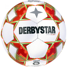 Футбольний м'яч Derbystar Atmos S-Light AG V23, розмір 5, біло-оранжевий, унісекс, для юніорів