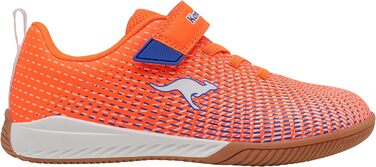 Дитячі спортивні черевики KangaROOS K5-Hover Ev для залу (40 EU, неоново-помаранчевий, білий)