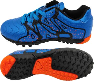 Дитячі футбольні бутси для тренувань на твердих поверхнях. Легкі футбольні кросівки для хлопчиків та дівчаток, розмір 30-40 EU, блакитні