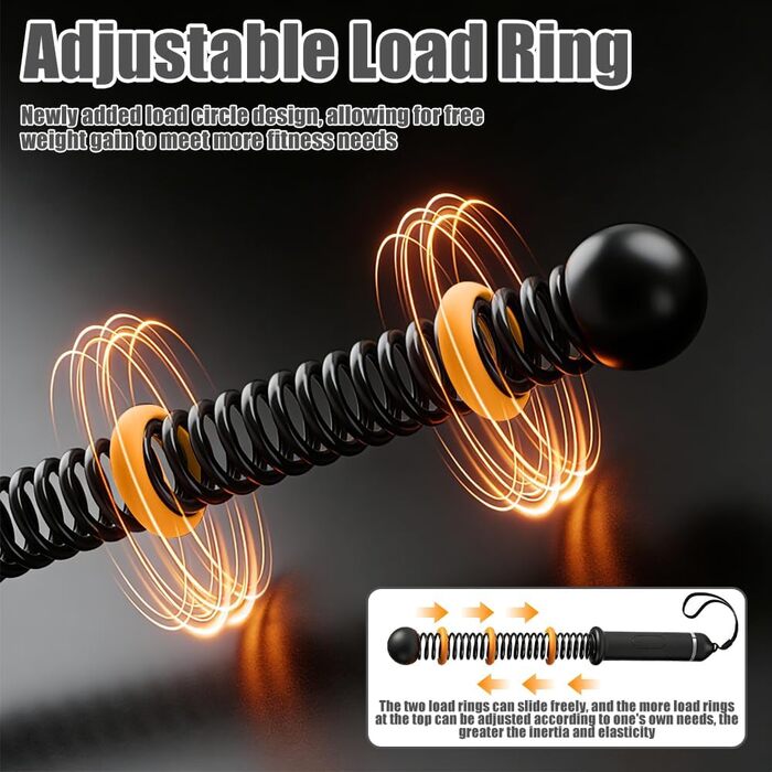 Бойові мотузки Battle Ropes без канату, портативні, для тренувань всього тіла, набір 2 шт.