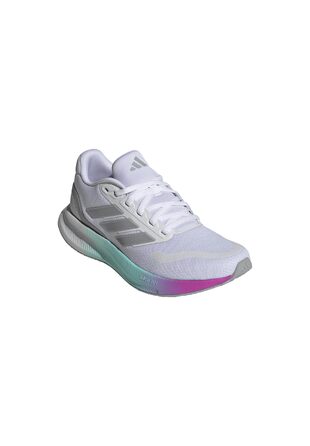 Жіночі кросівки для бігу adidas Runfalcon 5 з амортизацією Cloudfoam, білі/чорні (розмір 44 EU)