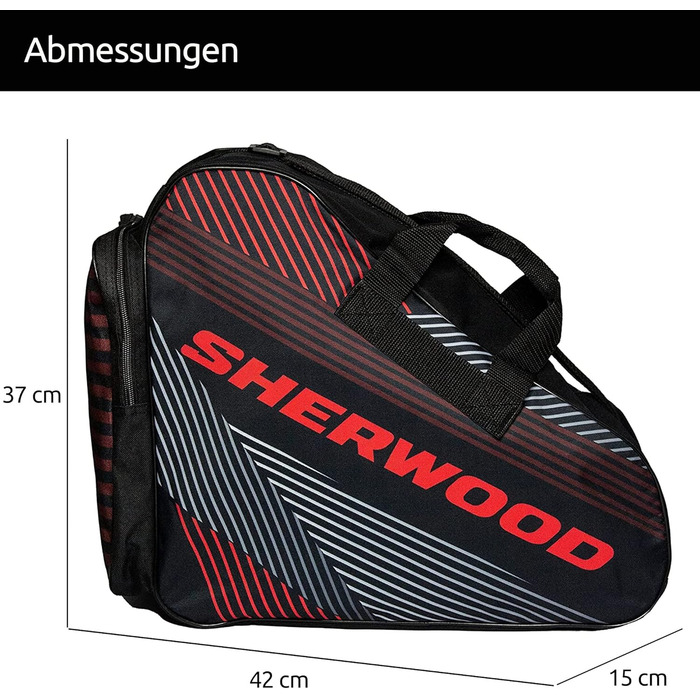 Сумка для ковзанів Sherwood: для ковзанярів, роликів та хокею (Redline)