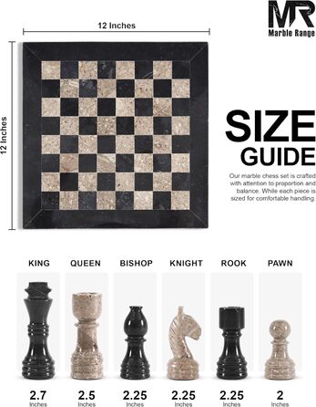 Шаховий набір з мармуру для дорослих, ручної роботи, 32 фігури, 2 додаткові королеви, коробка для зберігання, подарунок, декор (чорний & корал)