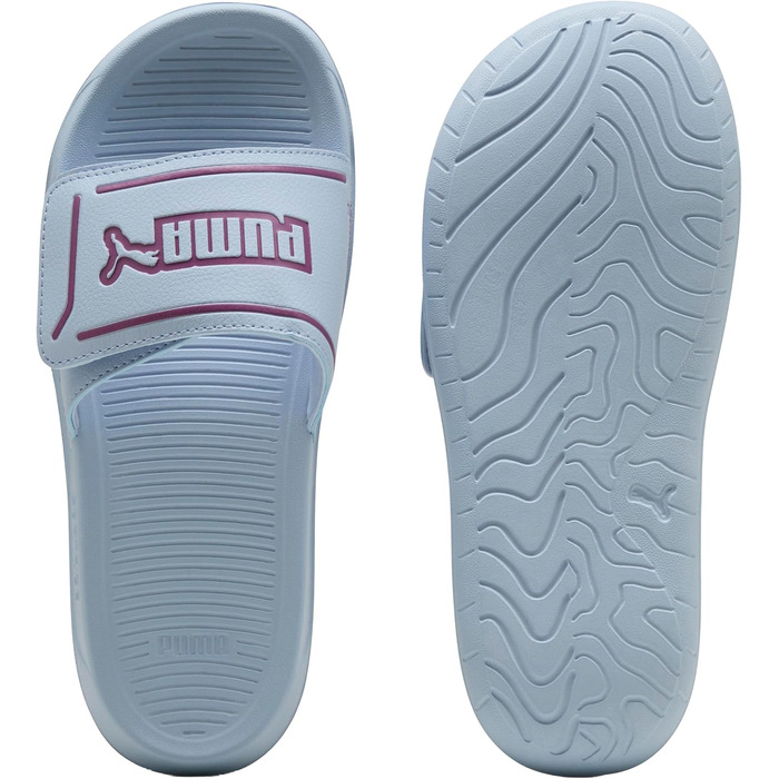Сандалії PUMA Royalcat Comfort 2 - унісекс, чорно-темно-сірі, розмір 40/41 EU, кольори Snow Mountain Blue Plum Wine