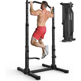 JOROTO Турнік-Штанга Power Tower, Регульована Висота, 5-в-1, для Дома, 172 кг, Безкоштовні Віджимання та Підтягування