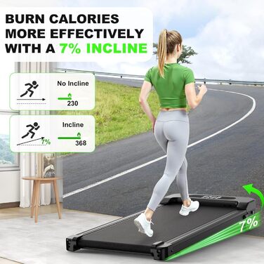 Бігова доріжка Walking Pad для дому з нахилом - електричний ходунець під стіл Walkpad, прозора модель