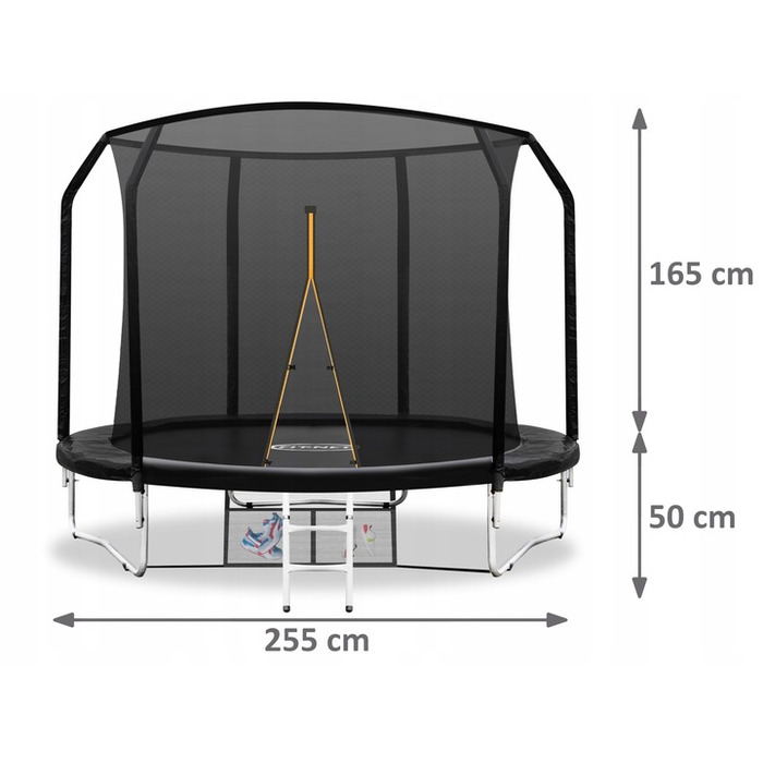 Батут із сіткою FIT-NET 255 см FT 8 (244-252 см)