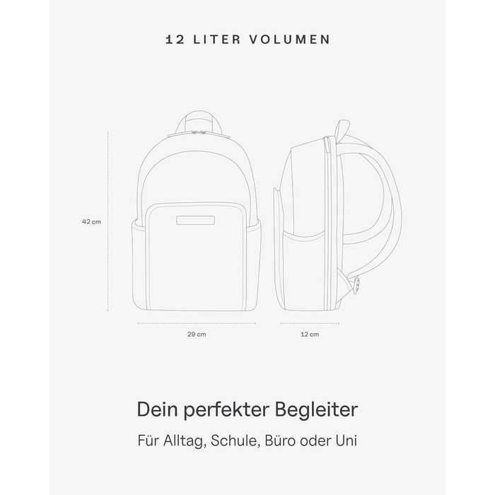 Рюкзак Kapten & Son Aalborg 12 л для ноутбука 12