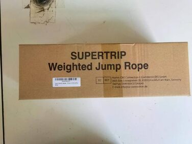 Стрибкове канат Supertrip Upgrade з обтяженими ручками для фітнесу, 2-ге покоління, 360° обертання, для тренування всього тіла, вага 3.21/3.38/3.41 кг