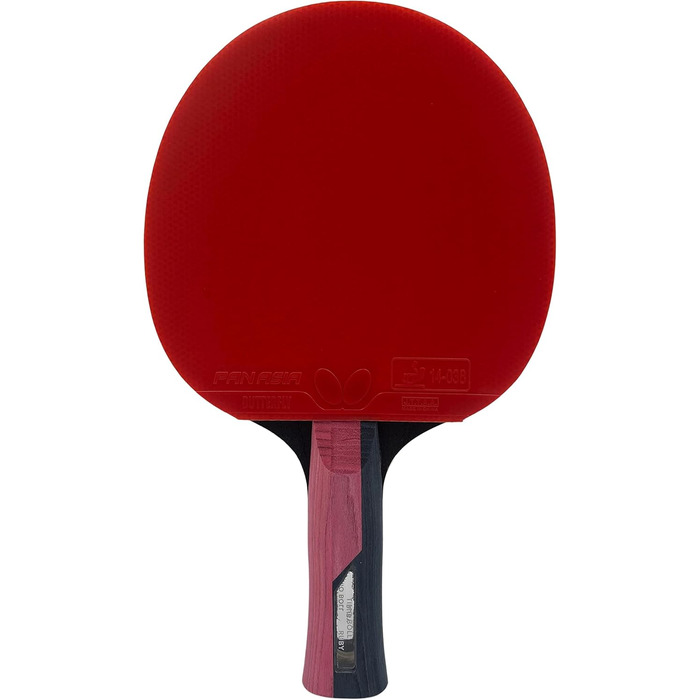 Тенісна ракетка Butterfly Timo Boll Black/Ruby Red для настільного тенісу, рубіново-червона