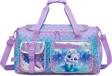 Дитяча спортивна сумка HTgroce для дівчаток з відділенням для взуття. Ідеальна для танців, спорту, ночівок та подорожей
