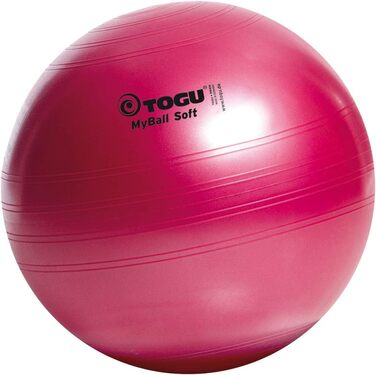 Гімнастичний м'яч TOGU MyBall Soft 45 см, рубіново-червоний