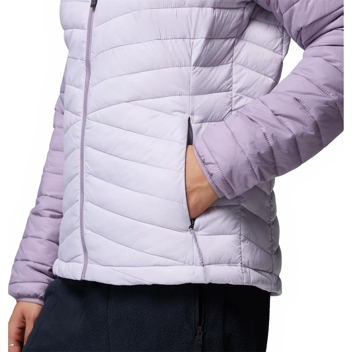 Жіноча куртка-пуховик Columbia Powder Pa Jacket, колір Lavender Pearl / Shale Purple, розмір L