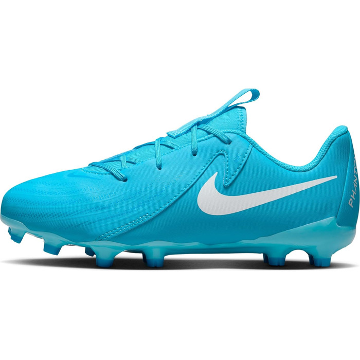 Дитячі футбольні бутси Nike Phantom Gx II Academy Fg/Mg, Blue Fury/White, розмір 37.5