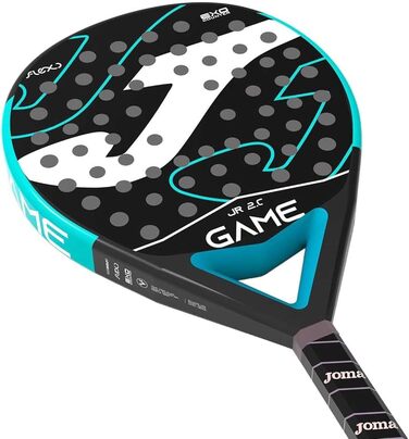 Плескач для падел-тенісу Joma Game Junior, чорний / блакитний