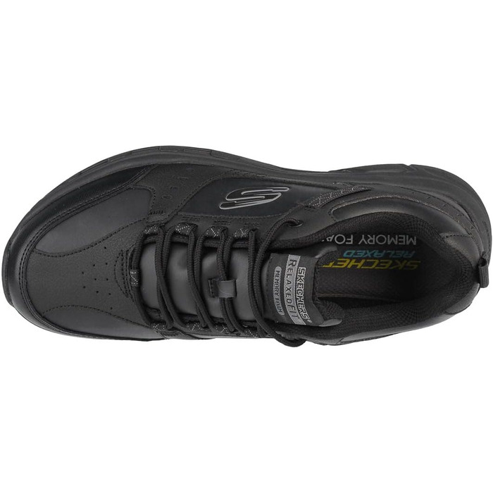 Чоловічі кросівки Skechers Vigor 2.0 для тренувань, шкіряні, з устілкою Memory Foam, чорні