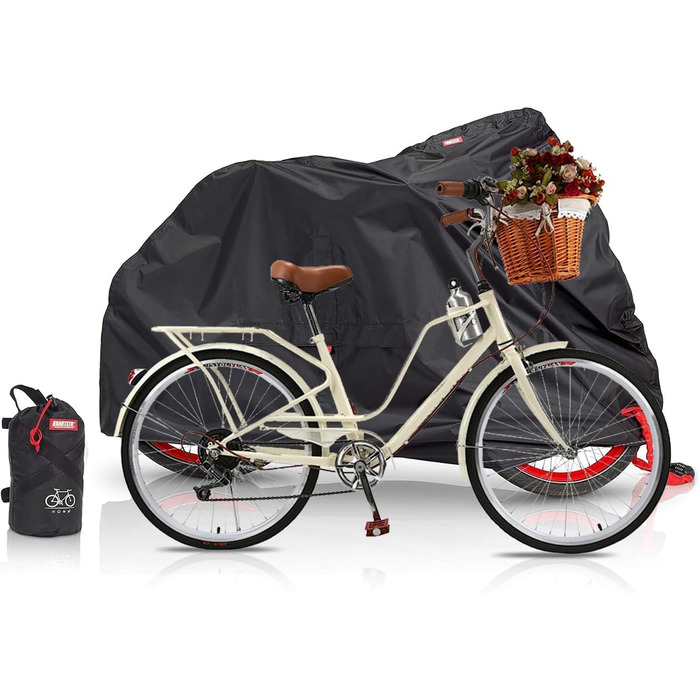 Водонепроникний чохол для велосипеда BARTSTR XL, 210x125x75 см - захист від негоди, міцний матеріал