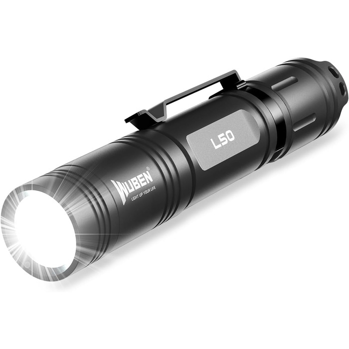 Ліхтарик WUBEN L50 LED 1200 Люмен: тактичний, водонепроникний, USB, 5 режимів, для кемпінгу та надзвичайних ситуацій