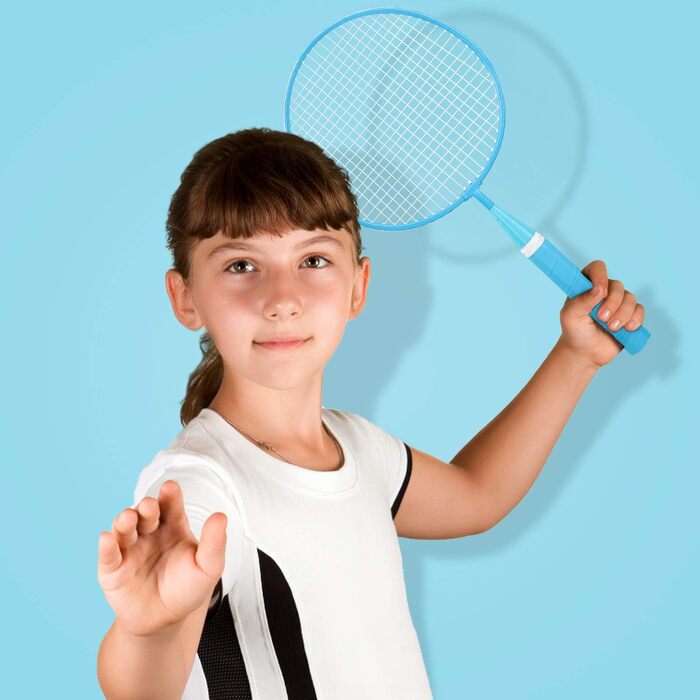 Набір для бадмінтону KH Federball: 2 або 4 ракетки, м'ячики та сумка. Підходить для дорослих та дітей. Кольори: чорний, червоний, синій