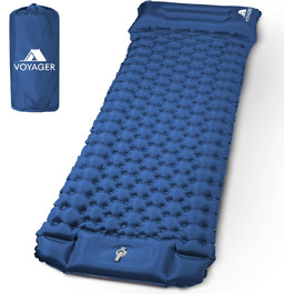 Односпальний килимок для кемпінгу Voyager Single Ultraleicht: самонадувний, легкий, з тканини Nylon + TPU, з сумкою, для подорожей та відпочинку на природі