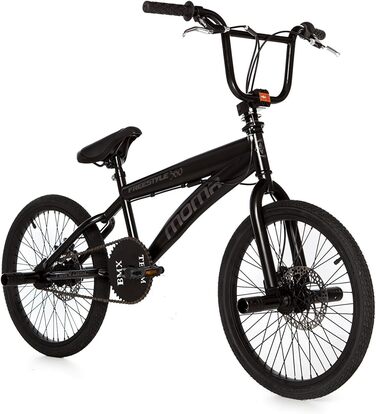 BMX велосипед Moma Bikes FREESTYLE 20 дюймів, дискові гальма, 360º обертання керма, для трюків та змагань