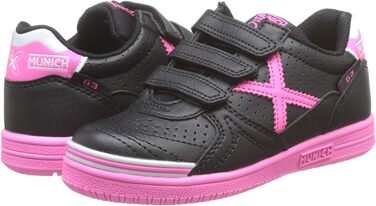 Дитячі фітнес-кеди Munich G-3 Kid VCO для хлопчиків та дівчаток (27 EU, чорний/рожевий)