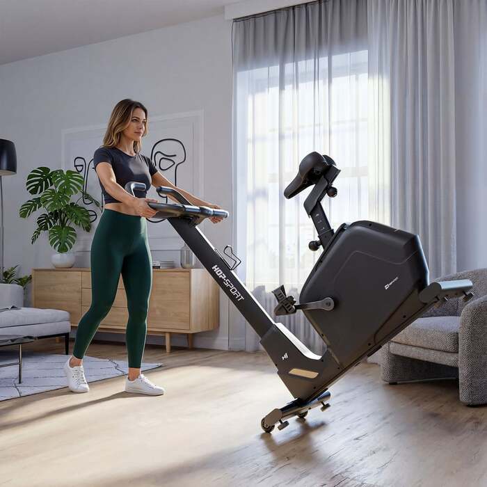Велотренажер Hop-Sport HS-5000H Atrox електромагнітний чорний