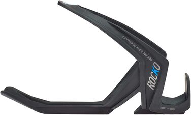 Фляготримач Elite Rocko Carbon для велосипеда, унісекс, чорний/синій, універсальний розмір