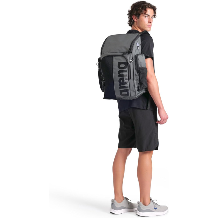 Рюкзак Arena Team Backpack 45 літрів: спортивний, для подорожей, плавання та відпочинку. З відділенням для мокрого одягу та посиленим дном.