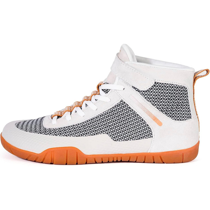 Черевики для боротьби, боксерські, фітнес, важкої атлетики та пауерліфтингу з плоскою підошвою (42 EU, Бежевий)