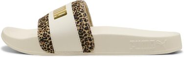 Жіночі шльопанці PUMA Leadcat 2.0 Animal Flair, розмір 35.5 EU, колір Alpine Snow Puma Gold
