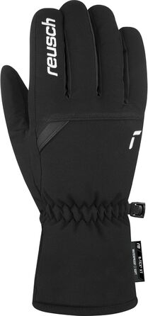 Reusch Elon R-TEX XT дуже теплі водонепроникні зимові рукавички для лиж та сноуборду, унісекс, чорні-білі, розмір 10