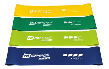 Набір фітнес-резисторів Hop-Sport 2-7 кг, 4 шт.