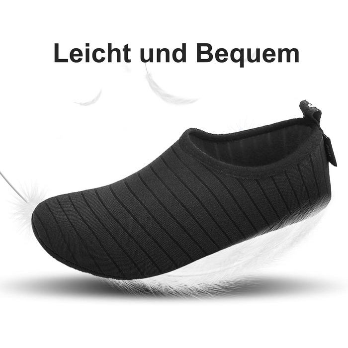 Шкарпетки для плавання SAGUARO Unisex, аквашузи чоловічі та жіночі, розмір 36-47 (44/45 EU), темно-сині