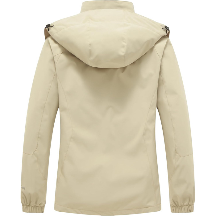Водонепроникна куртка-вітровка Daen Outdoor Softshell з капюшоном для походів та прогулянок, розмір M, колір хакі