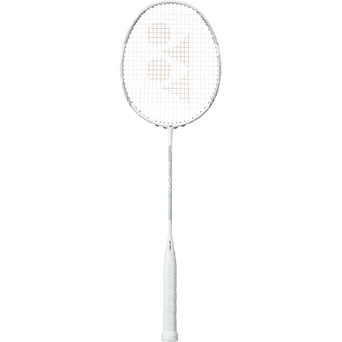 Бадмінтонна ракетка YONEX Nanoray 10F Hi-Flex, попередньо натягнута, біла