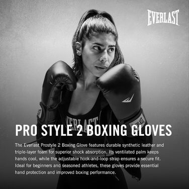 Боксерські рукавички Everlast Prostyle 2 (14oz) + Праці + Подушка для відпрацювання ударів - Комплект для боксу