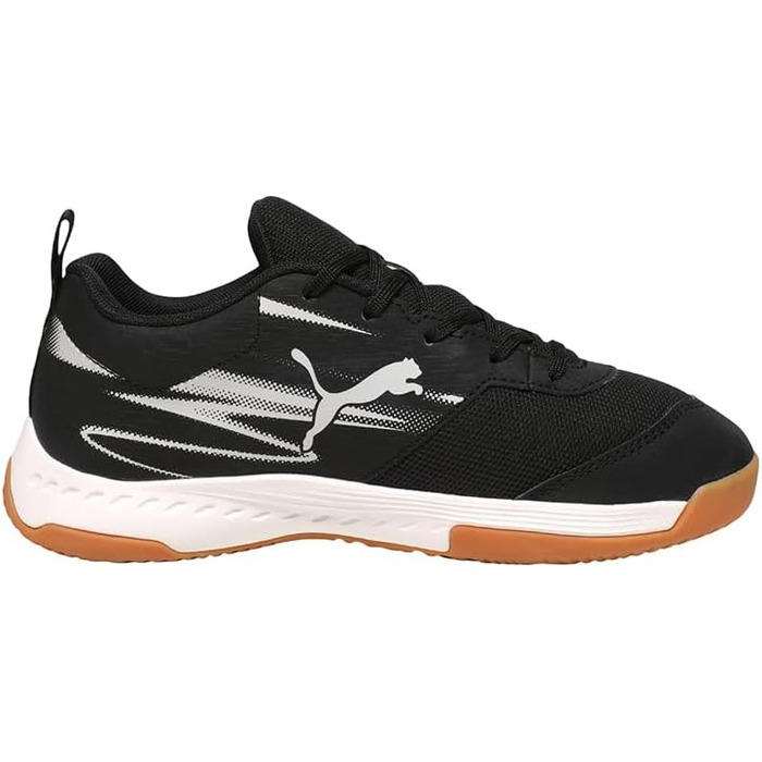 Дитячі кросівки PUMA Varion Li Jr Indoor Court Shoe, 38 EU, чорний/світло-сірий/gum