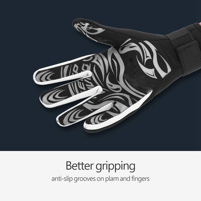 Рукавички для дайвінгу VGEBY1, 2 мм, неопренові, 5 пальців, для дорослих, водолазні, для екстремальних водних видів спорту (Чорний, S)