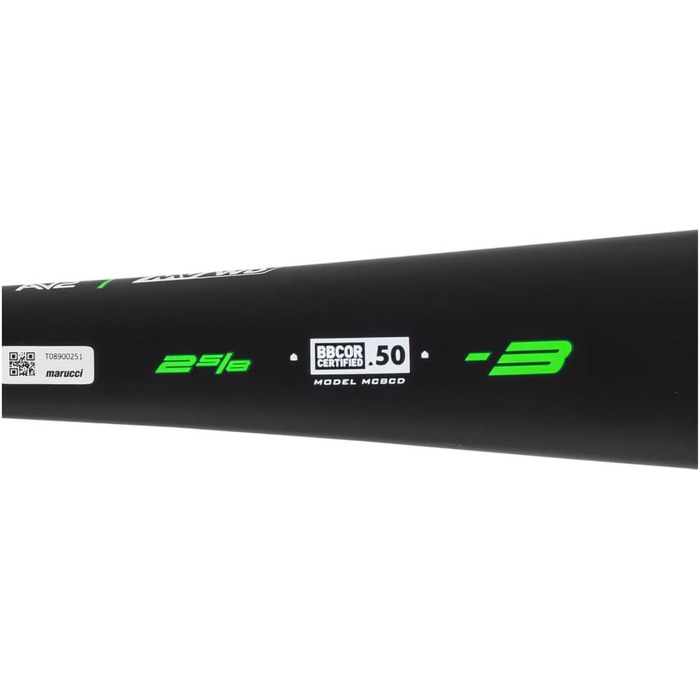 Бейсбольна бита Marucci Code для хлопчиків, 31' / 23 oz (Чорний)