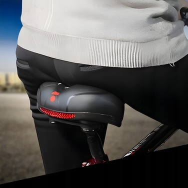 М'яке велосипедне сідло: спортивне, широке, з вентиляцією та відбивачем