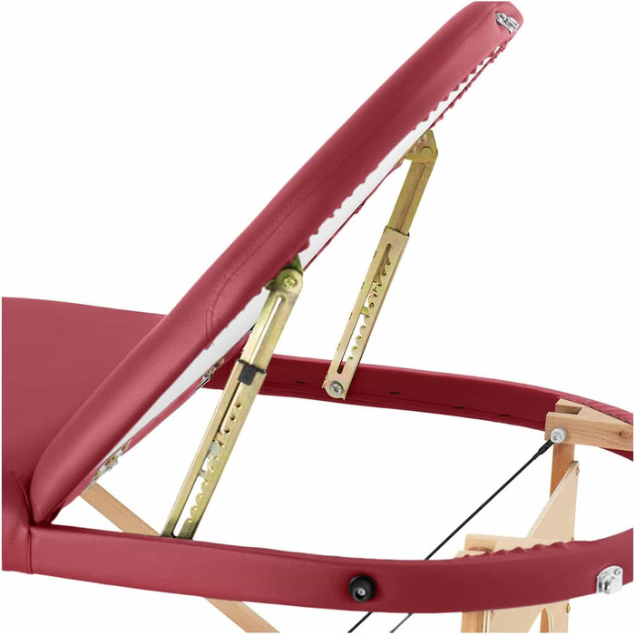 Складаний масажний стіл Physa Colmar RED, червоний, масажна кушетка, переносна масажна ліжко